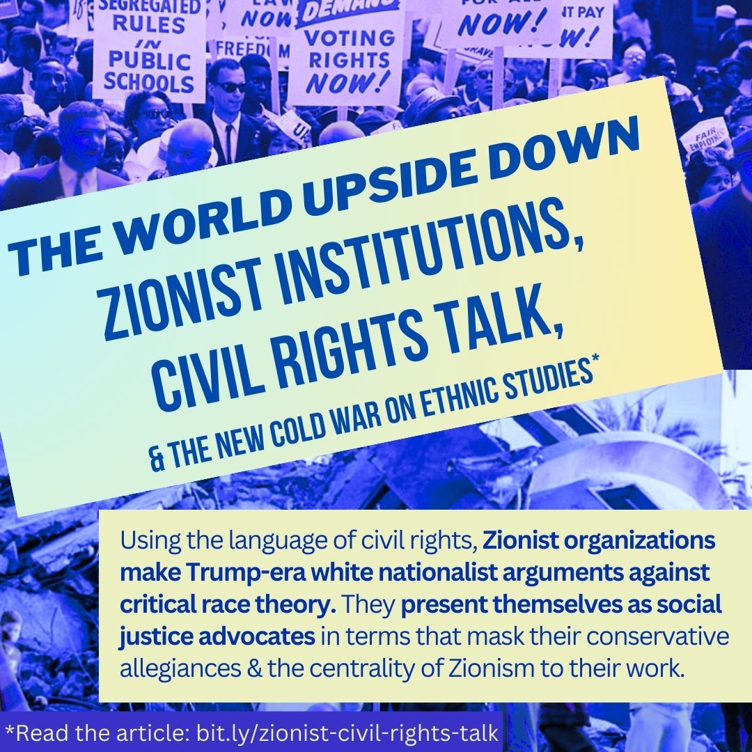 The World Upside-Down: Zionist Institutions, Civil Rights Talk, and the ...